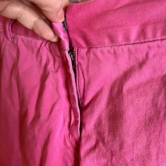 Puma Pink Cotton Stretch Casual w/Pockets Capri Pants Size 12 - Picture 4 of 12
